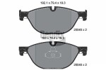 BENDIX Braking Piduriklotsi komplekt,  ketaspidur BPD1281