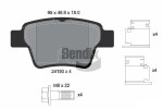 BENDIX Braking Piduriklotsi komplekt,  ketaspidur BPD1289