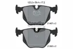 BENDIX Braking Piduriklotsi komplekt,  ketaspidur BPD1305