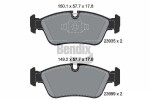 BENDIX Braking Piduriklotsi komplekt,  ketaspidur BPD1307