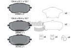 BENDIX Braking Piduriklotsi komplekt,  ketaspidur BPD1310