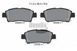 BENDIX Braking Piduriklotsi komplekt,  ketaspidur BPD1312