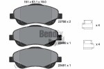 BENDIX Braking Piduriklotsi komplekt,  ketaspidur BPD1319