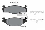 BENDIX Braking Piduriklotsi komplekt,  ketaspidur BPD1323