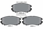 BENDIX Braking Piduriklotsi komplekt,  ketaspidur BPD1324