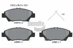 BENDIX Braking Piduriklotsi komplekt,  ketaspidur BPD1326