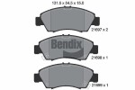 BENDIX Braking Piduriklotsi komplekt,  ketaspidur BPD1327