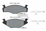 BENDIX Braking Piduriklotsi komplekt,  ketaspidur BPD1329