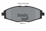 BENDIX Braking Piduriklotsi komplekt,  ketaspidur BPD1338