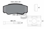 BENDIX Braking Piduriklotsi komplekt,  ketaspidur BPD1340