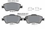 BENDIX Braking Piduriklotsi komplekt,  ketaspidur BPD1343