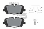 BENDIX Braking Piduriklotsi komplekt,  ketaspidur BPD1344