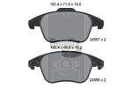 BENDIX Braking Piduriklotsi komplekt,  ketaspidur BPD1361