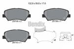 BENDIX Braking Piduriklotsi komplekt,  ketaspidur BPD1365