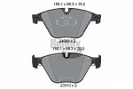 BENDIX Braking Piduriklotsi komplekt,  ketaspidur BPD1366