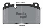 BENDIX Braking Piduriklotsi komplekt,  ketaspidur BPD1374