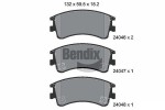 BENDIX Braking Piduriklotsi komplekt,  ketaspidur BPD1375