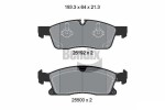 BENDIX Braking Piduriklotsi komplekt,  ketaspidur BPD1378