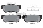 BENDIX Braking Piduriklotsi komplekt,  ketaspidur BPD1386