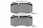 BENDIX Braking Piduriklotsi komplekt,  ketaspidur BPD1390