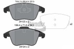 BENDIX Braking Piduriklotsi komplekt,  ketaspidur BPD1404
