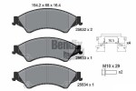 BENDIX Braking Piduriklotsi komplekt,  ketaspidur BPD1413
