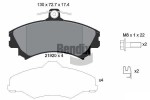 BENDIX Braking Piduriklotsi komplekt,  ketaspidur BPD1419