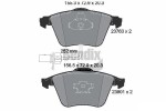 BENDIX Braking Piduriklotsi komplekt,  ketaspidur BPD1420