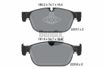 BENDIX Braking Piduriklotsi komplekt,  ketaspidur BPD1428
