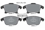 BENDIX Braking Piduriklotsi komplekt,  ketaspidur BPD1435