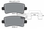 BENDIX Braking Piduriklotsi komplekt,  ketaspidur BPD1439