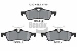 BENDIX Braking Piduriklotsi komplekt,  ketaspidur BPD1440