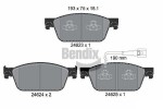 BENDIX Braking Piduriklotsi komplekt,  ketaspidur BPD1450