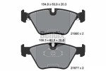 BENDIX Braking Piduriklotsi komplekt,  ketaspidur BPD1460