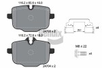 BENDIX Braking Piduriklotsi komplekt,  ketaspidur BPD1467