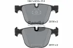 BENDIX Braking Piduriklotsi komplekt,  ketaspidur BPD1469