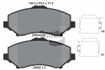 BENDIX Braking Piduriklotsi komplekt,  ketaspidur BPD1473