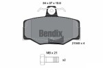 BENDIX Braking Piduriklotsi komplekt,  ketaspidur BPD1474