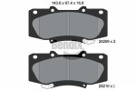 BENDIX Braking Piduriklotsi komplekt,  ketaspidur BPD1479
