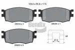 BENDIX Braking Piduriklotsi komplekt,  ketaspidur BPD1483