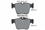 BENDIX Braking Piduriklotsi komplekt,  ketaspidur BPD1507