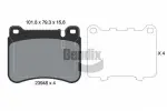 BENDIX Braking  Комплект тормозных колодок, дисковый тормоз BPD1525