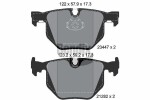 BENDIX Braking Piduriklotsi komplekt,  ketaspidur BPD1534