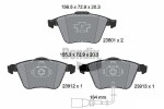 BENDIX Braking Piduriklotsi komplekt,  ketaspidur BPD1561