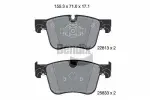 BENDIX Braking Piduriklotsi komplekt,  ketaspidur BPD1573