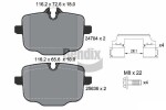 BENDIX Braking Piduriklotsi komplekt,  ketaspidur BPD1585