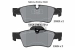 BENDIX Braking Piduriklotsi komplekt,  ketaspidur BPD1592