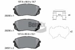 BENDIX Braking Piduriklotsi komplekt,  ketaspidur BPD1605