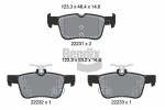 BENDIX Braking Piduriklotsi komplekt,  ketaspidur BPD1628