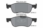 BENDIX Braking Piduriklotsi komplekt,  ketaspidur BPD1631